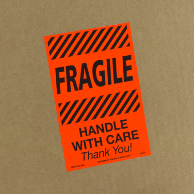 Fragile/Glass Handle with Care Labels - Butt Cut - 18113 - 6x4 Fragile HWC Thank You.png